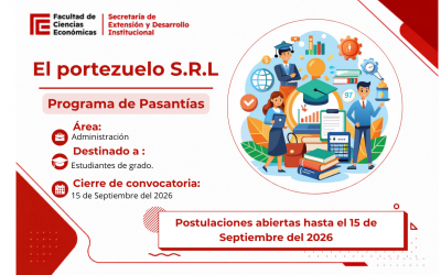EL PORTEZUELO S.R.L | Postulaciones hasta Martes 15 de Septiembre.