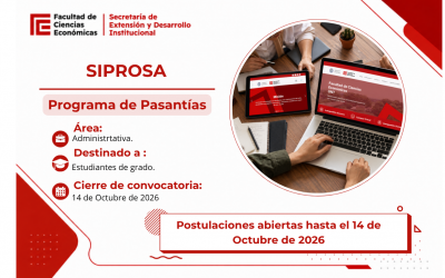 SIPROSA | Postulaciones hasta Miércoles 14 de Octubre.