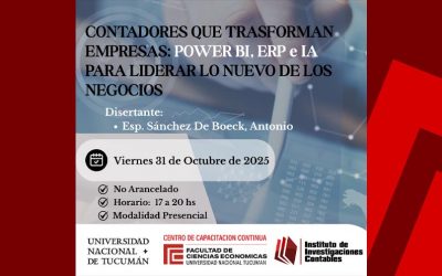 Contadores que transforman Empresas: Power BI, ERP e IA para liderar lo nuevo de los Negocios