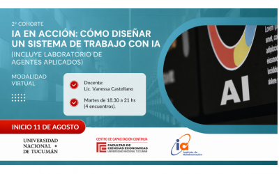 IA en Acción | Fecha de Inicio: Martes 11 de Agosto. | Segundo Cohorte