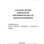 XXX jornadas de Epistemologia de las Ciencias Economicas