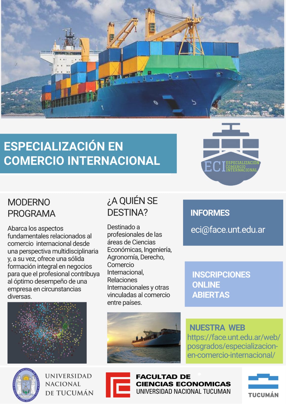 Especialización en Comercio Internacional | Posgrados - FACE UNT