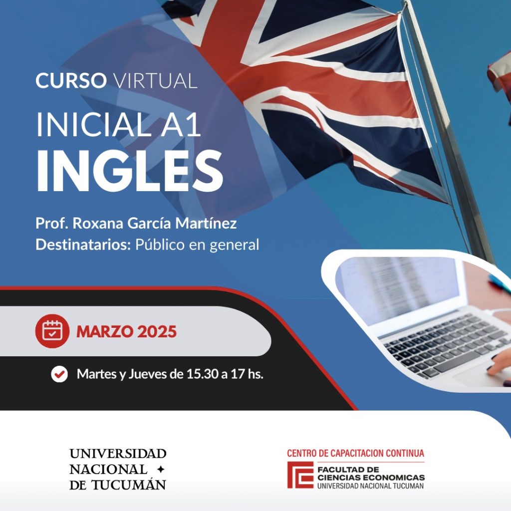 Cursos De Inglés 2025 Facultad De Ciencias Económicas Universidad
