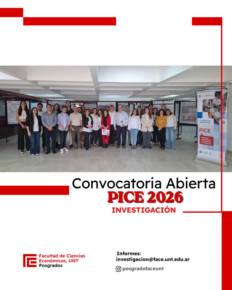 Convocatoria abierta a Proyectos de Investigación 2026 (PICE ...