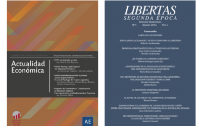 Las revistas «Actualidad Económica» y «Libertas» publicaron recientemente artículos del Dr. Meloni